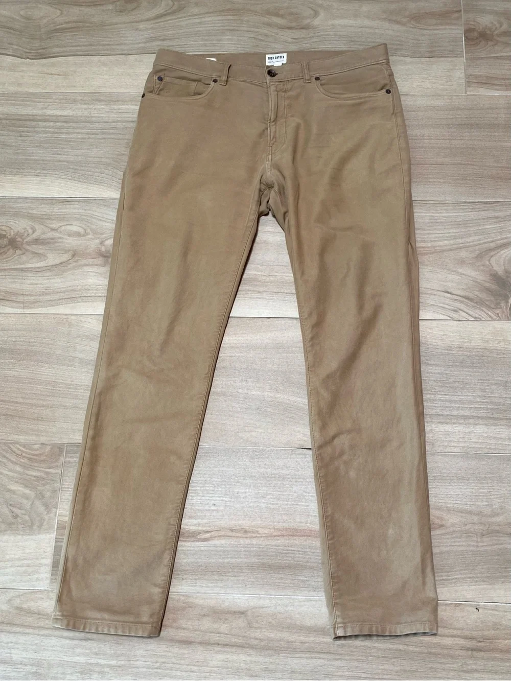 Todd Snyder Slim Chino in Khaki